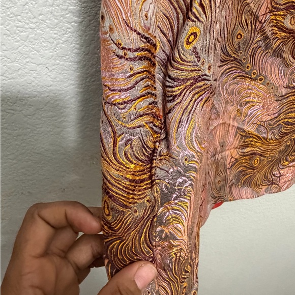 Kim Shui Brocade Mandarin Collar Mini DressStyle: Cheongsam-inspired mini dres - Picture 16 of 16